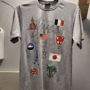 Stussy world tour flag tee shirt